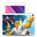 Дизайнерский силиконовый чехол для ASUS ZenPad S 8 Губка Боб