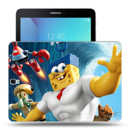 Дизайнерский силиконовый чехол для Samsung Galaxy Tab S3 Губка Боб