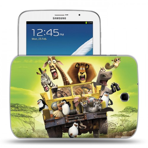 Дизайнерский силиконовый чехол для Samsung Galaxy Note 8.0 Мадагаскар