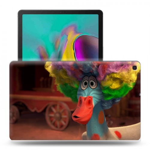 Дизайнерский пластиковый чехол для Samsung Galaxy Tab A 10.1 (2019) Мадагаскар