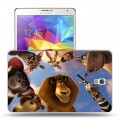 Дизайнерский силиконовый чехол для Samsung Galaxy Tab S 8.4 Мадагаскар