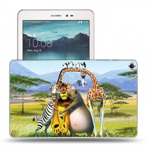 Дизайнерский силиконовый чехол для Huawei MediaPad T1 8.0 Мадагаскар