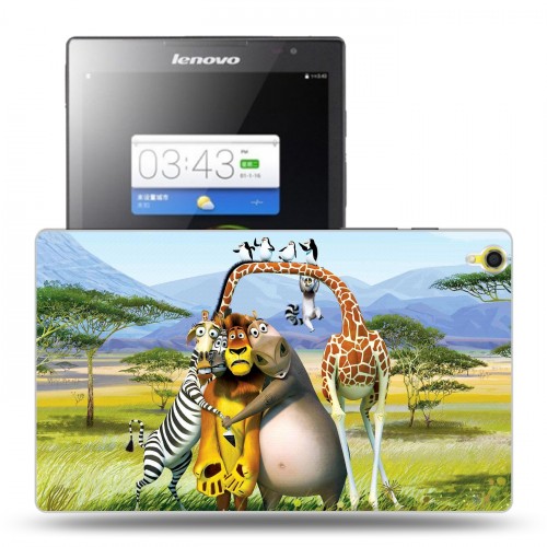 Дизайнерский силиконовый чехол для Lenovo Tab S8 Мадагаскар
