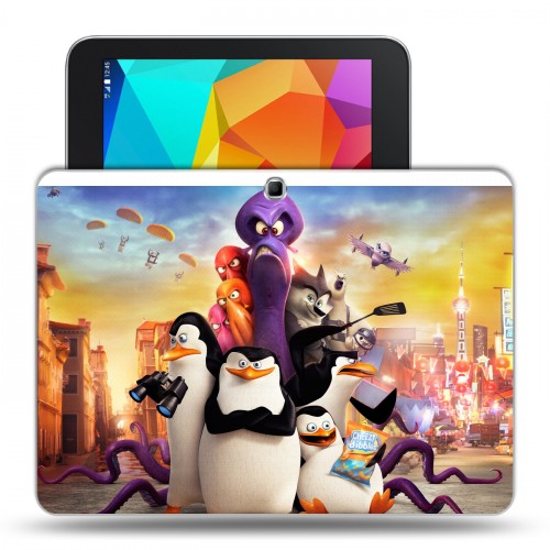 Дизайнерский силиконовый чехол для Samsung Galaxy Tab 4 10.1 Мадагаскар