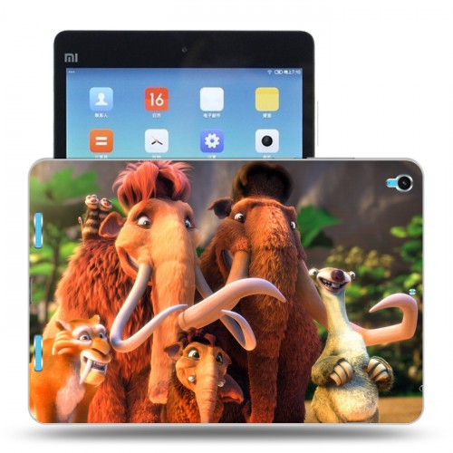 Дизайнерский силиконовый чехол для Xiaomi MiPad Ледниковый период