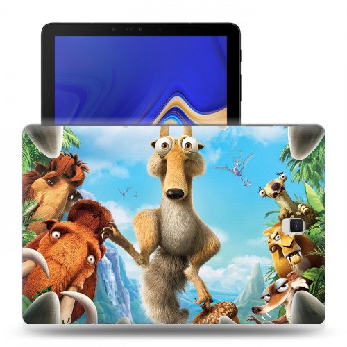 Дизайнерский силиконовый чехол для Samsung Galaxy Tab S4 Ледниковый период