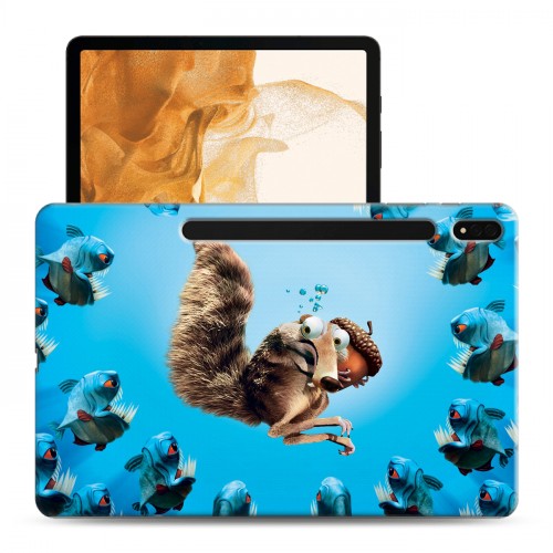 Дизайнерский силиконовый чехол для Samsung Galaxy Tab S8 Plus Ледниковый период