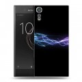 Дизайнерский пластиковый чехол для Sony Xperia XZs Абстракции Дым