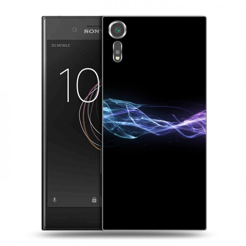 Дизайнерский пластиковый чехол для Sony Xperia XZs Абстракции Дым