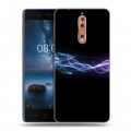 Дизайнерский пластиковый чехол для Nokia 8 Абстракции Дым