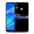 Дизайнерский пластиковый чехол для Huawei Y6 (2019) Абстракции Дым