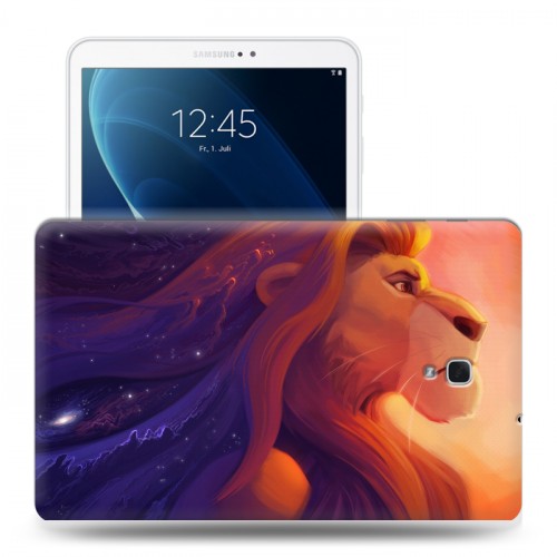 Дизайнерский силиконовый чехол для Samsung Galaxy Tab A 10.5 Король Лев