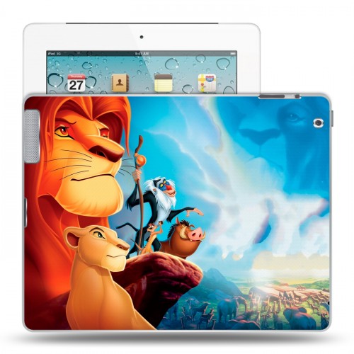 Дизайнерский пластиковый чехол для Ipad 2/3/4 Король Лев