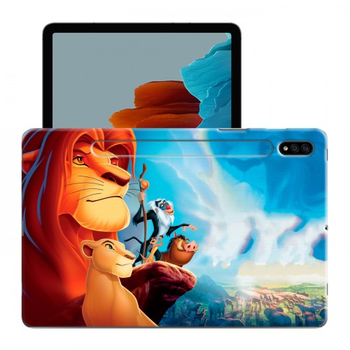 Дизайнерский силиконовый чехол для Samsung Galaxy Tab S7 Король Лев