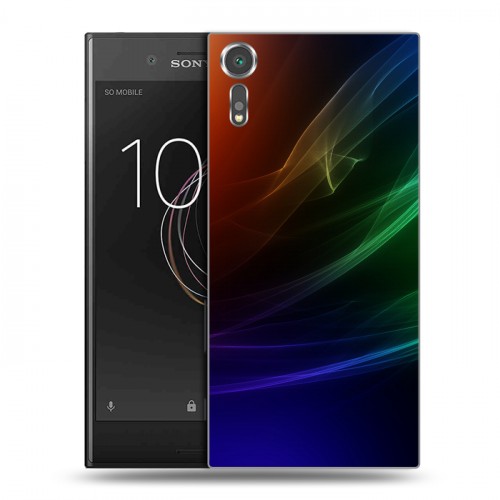 Дизайнерский пластиковый чехол для Sony Xperia XZs Абстракции Дым