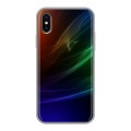 Дизайнерский силиконовый чехол для Iphone x10 Абстракции Дым