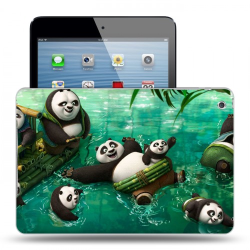 Дизайнерский пластиковый чехол для Ipad Mini Кунг-фу панда