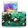 Дизайнерский силиконовый чехол для Samsung Galaxy Tab S 8.4 Кунг-фу панда