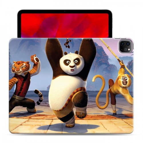 Дизайнерский пластиковый чехол для Ipad Pro 12.9 (2020) Кунг-фу панда