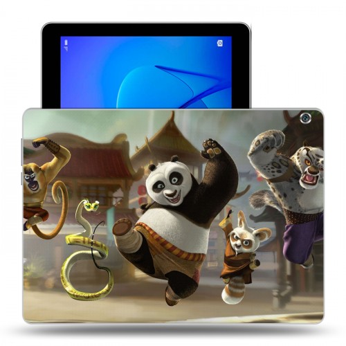 Дизайнерский силиконовый чехол для Huawei MediaPad M3 Lite 10 Кунг-фу панда