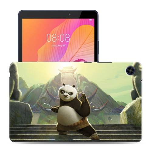 Дизайнерский силиконовый чехол для Huawei MatePad T8 Кунг-фу панда