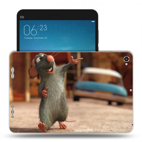 Дизайнерский силиконовый чехол для Xiaomi Mi Pad 2 Рататуй