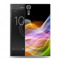 Дизайнерский пластиковый чехол для Sony Xperia XZs Абстракции Дым