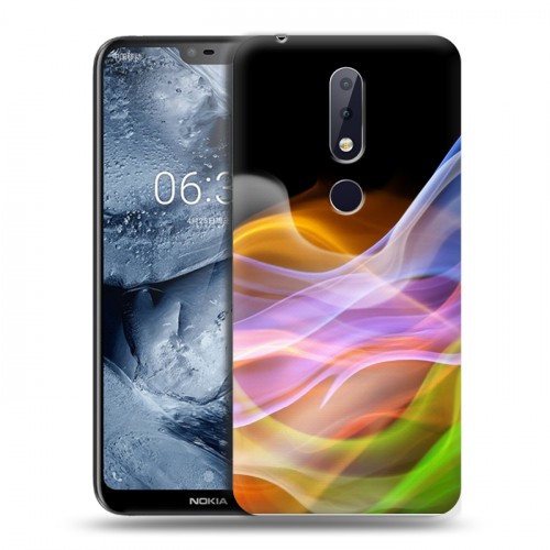 Дизайнерский силиконовый чехол для Nokia 6.1 Plus Абстракции Дым