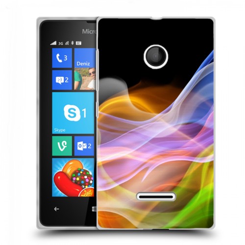 Дизайнерский пластиковый чехол для Microsoft Lumia 435 Абстракции Дым