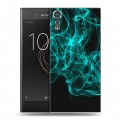 Дизайнерский пластиковый чехол для Sony Xperia XZs Абстракции Дым