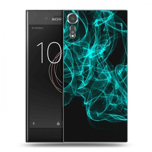 Дизайнерский пластиковый чехол для Sony Xperia XZs Абстракции Дым