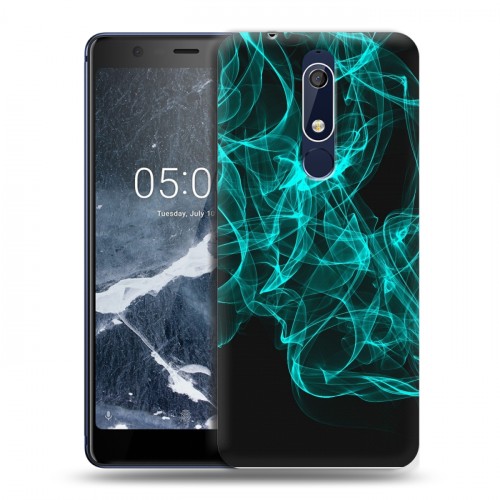 Дизайнерский пластиковый чехол для Nokia 5.1 Абстракции Дым