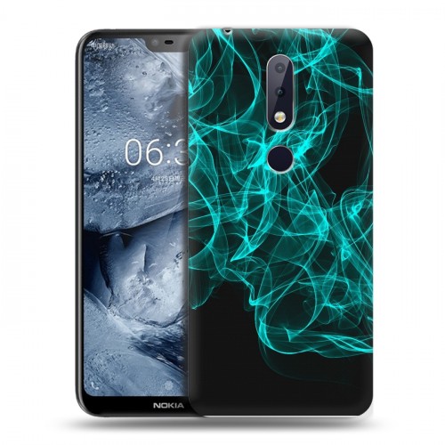 Дизайнерский силиконовый чехол для Nokia 6.1 Plus Абстракции Дым