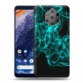 Дизайнерский силиконовый чехол для Nokia 9 PureView Абстракции Дым