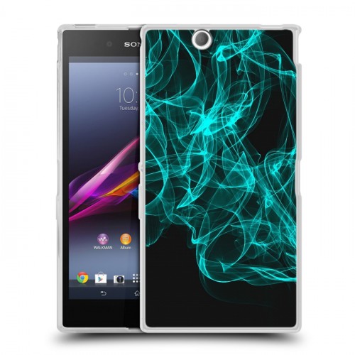 Дизайнерский пластиковый чехол для Sony Xperia Z Ultra  Абстракции Дым