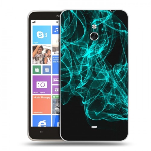 Дизайнерский пластиковый чехол для Nokia Lumia 1320 Абстракции Дым