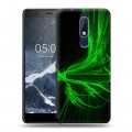 Дизайнерский пластиковый чехол для Nokia 5.1 Абстракции Дым