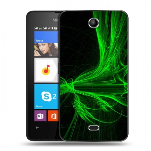 Дизайнерский силиконовый чехол для Microsoft Lumia 430 Dual SIM Абстракции Дым
