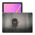 Дизайнерский силиконовый чехол для Huawei MatePad T10 Ежик в тумане