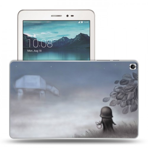 Дизайнерский силиконовый чехол для Huawei MediaPad T1 8.0 Ежик в тумане