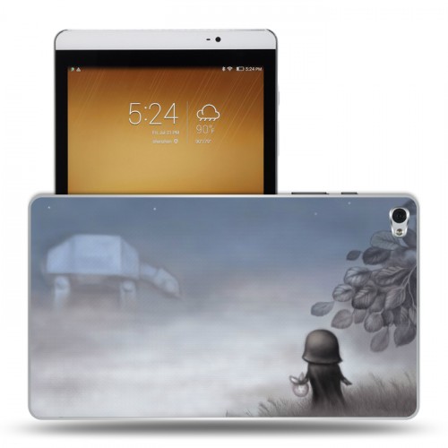 Дизайнерский силиконовый чехол для Huawei MediaPad M2 Ежик в тумане