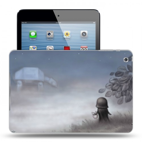 Дизайнерский пластиковый чехол для Ipad Mini Ежик в тумане