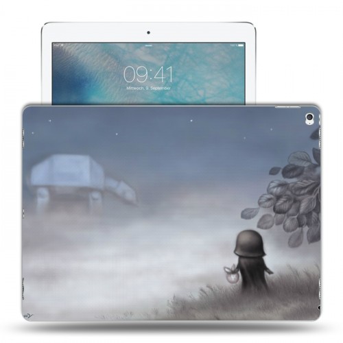 Дизайнерский силиконовый чехол для Ipad Pro Ежик в тумане