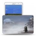 Дизайнерский силиконовый чехол для Samsung Galaxy Tab Pro 8.4 Ежик в тумане