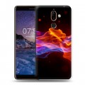 Дизайнерский пластиковый чехол для Nokia 7 Plus Абстракции Дым