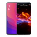 Дизайнерский силиконовый чехол для OPPO Find X Абстракции Дым