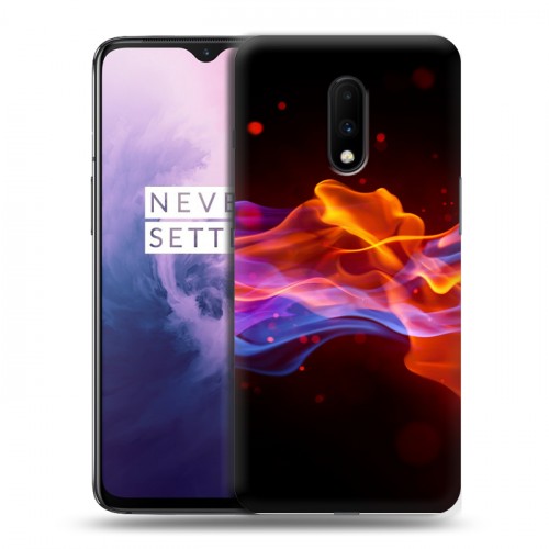 Дизайнерский пластиковый чехол для OnePlus 7 Абстракции Дым