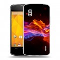 Дизайнерский пластиковый чехол для LG Google Nexus 4 Абстракции Дым