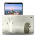 Дизайнерский пластиковый чехол для Huawei MediaPad M5 8.4 Ежик в тумане
