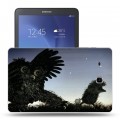 Дизайнерский силиконовый чехол для Samsung Galaxy Tab E 9.6 Ежик в тумане